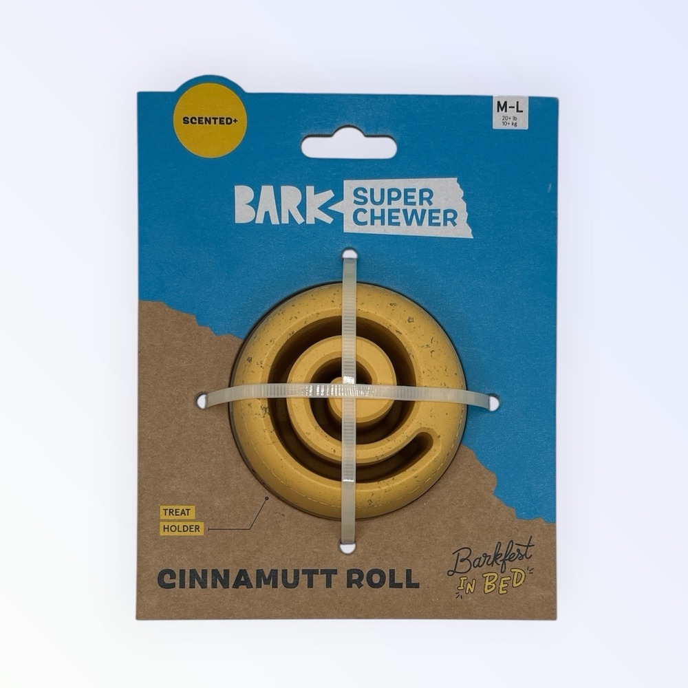 BARK Super Chewer Cinnamutt Roll tough NEW!!